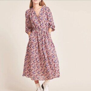 Trovata Birds of Paradis Ainsley B Dress Perennial Floral